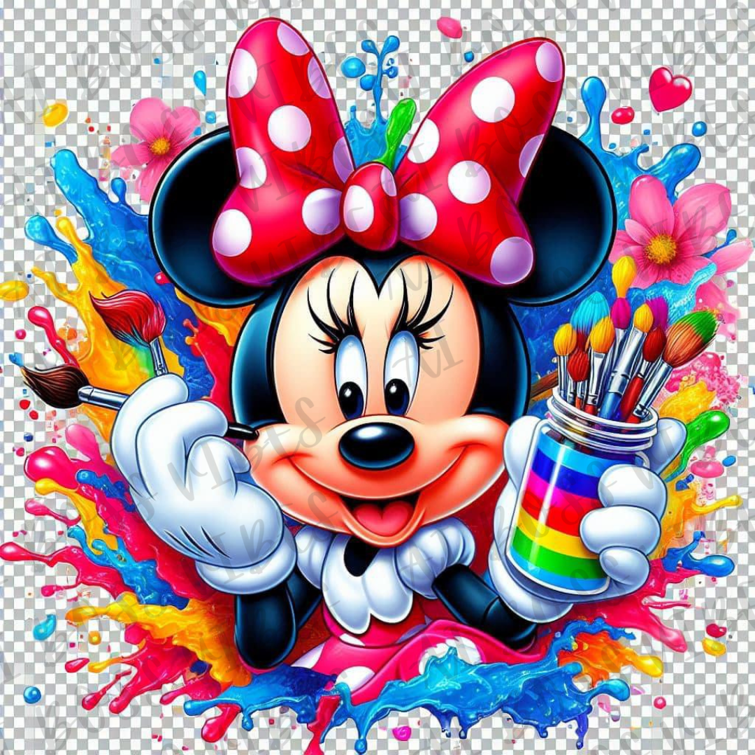 Minnie Mouse the Painter